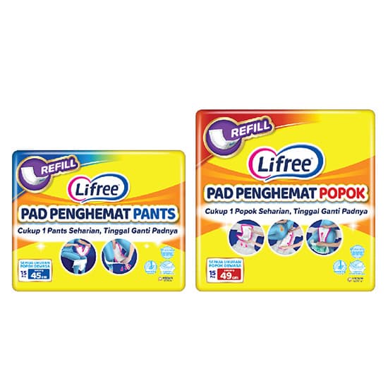 Kemasan Lifree Pad Penghemat